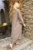 Made in Italy Purdy Pure Cotton Smock Dress Mocha